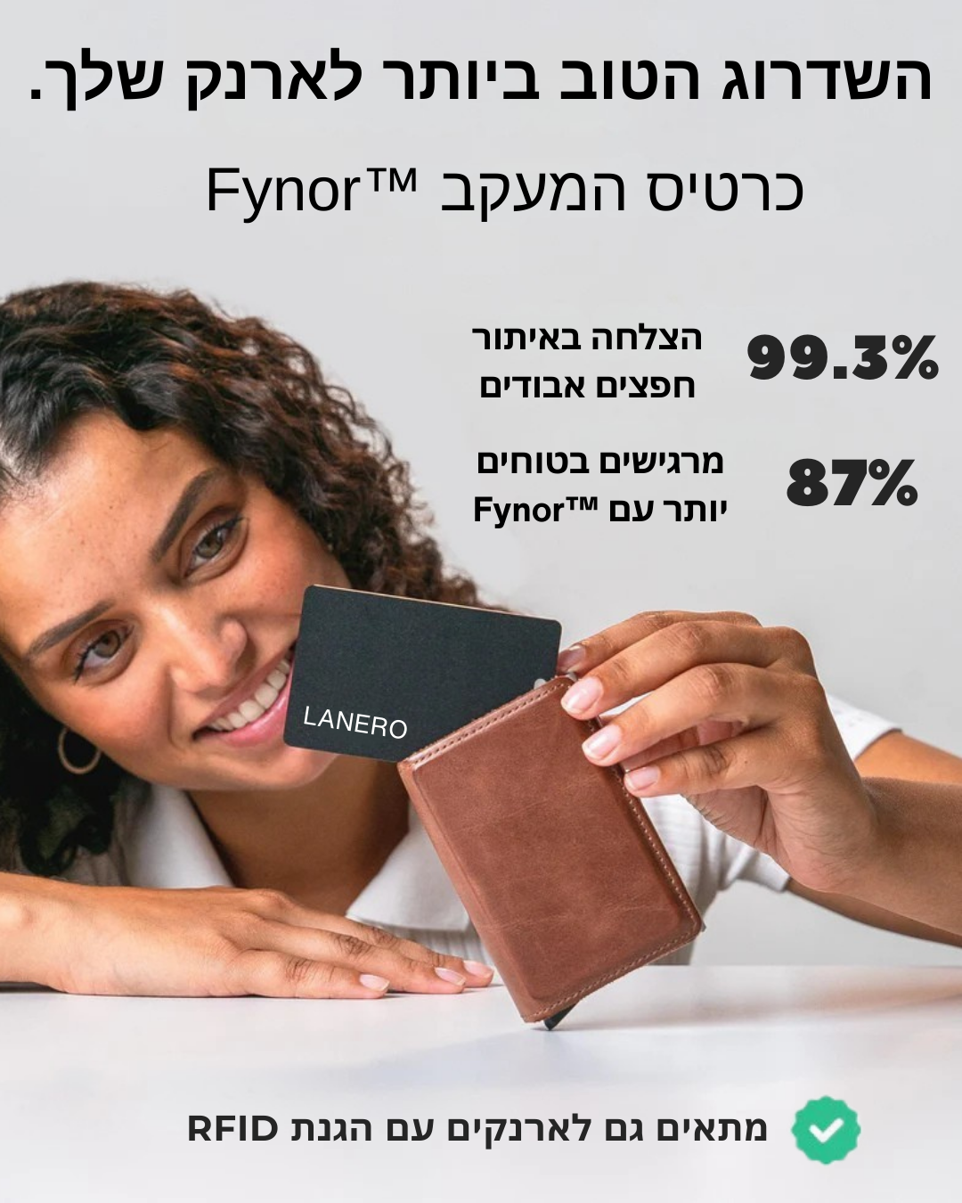 כרטיס מעקב דק במיוחד - ™Fynor המקורי